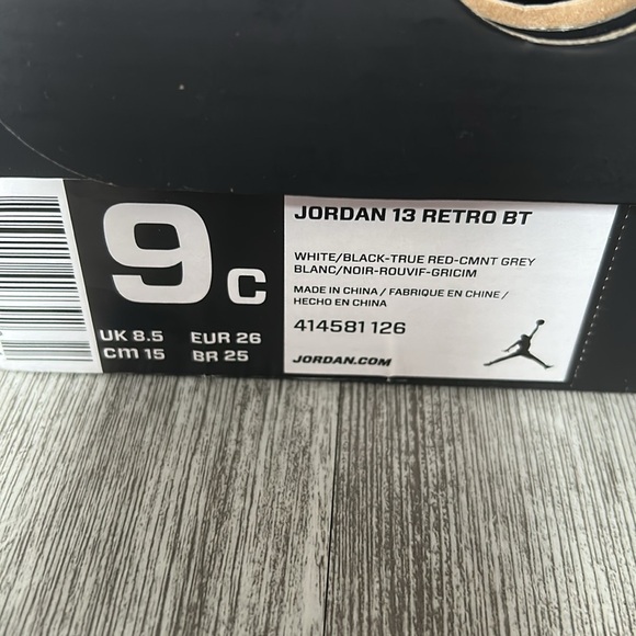 Jordan Gray and Black High-Top Bordeaux w/ purple laces come with original box - Picture 5 of 6